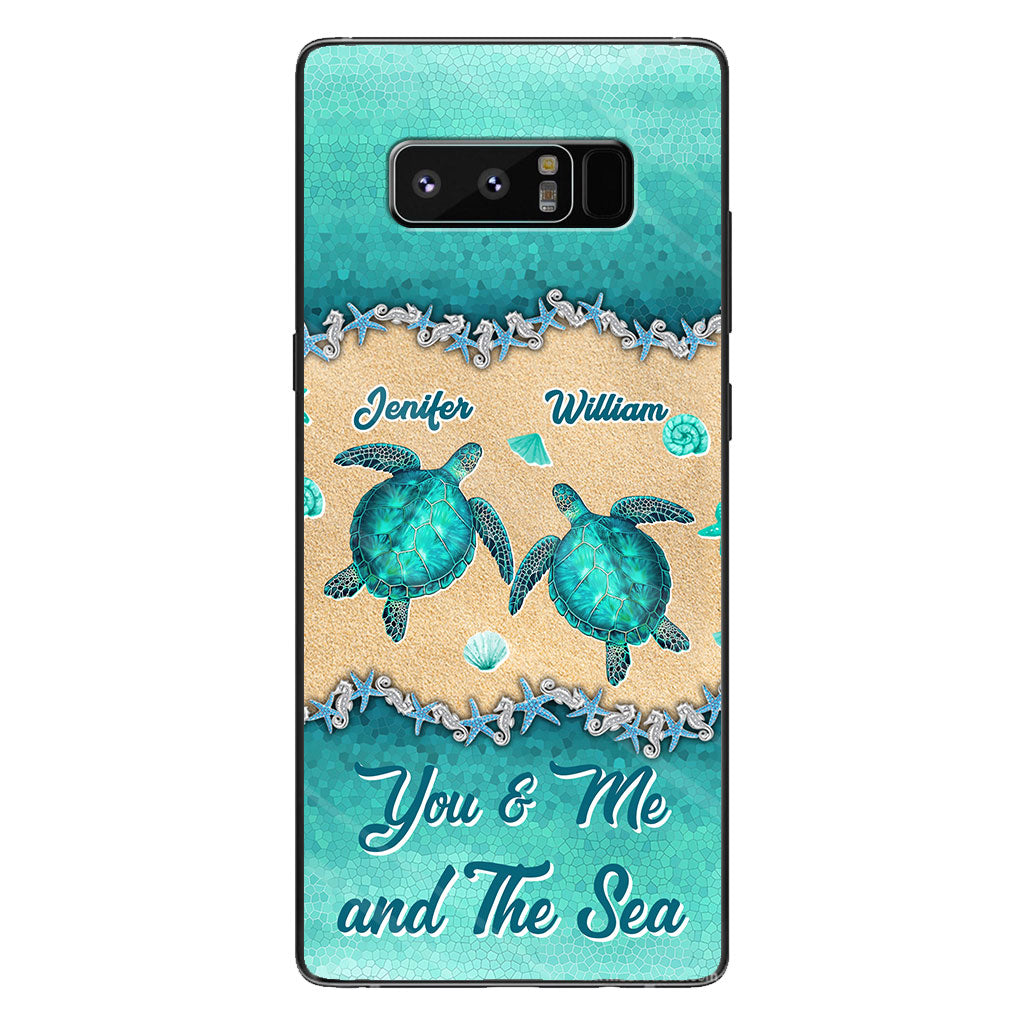 Salty Lil' Beach - Personalized Turtle Phone Case