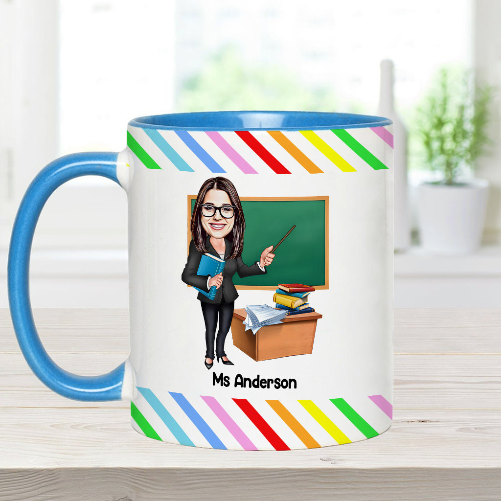 L'influence d'un bon professeur est indélébile - Mug personnalisé pour enseignants
