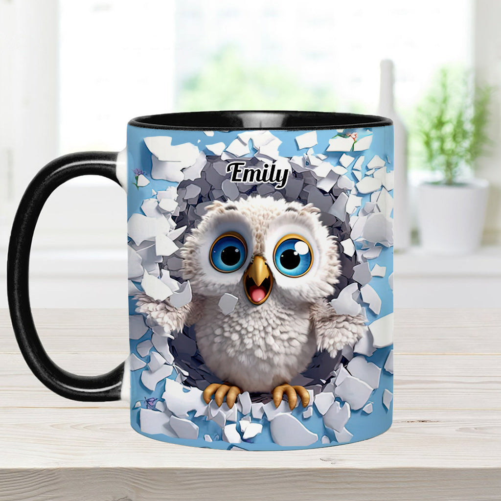 Love Owls - Personalized Owl Accent Mug