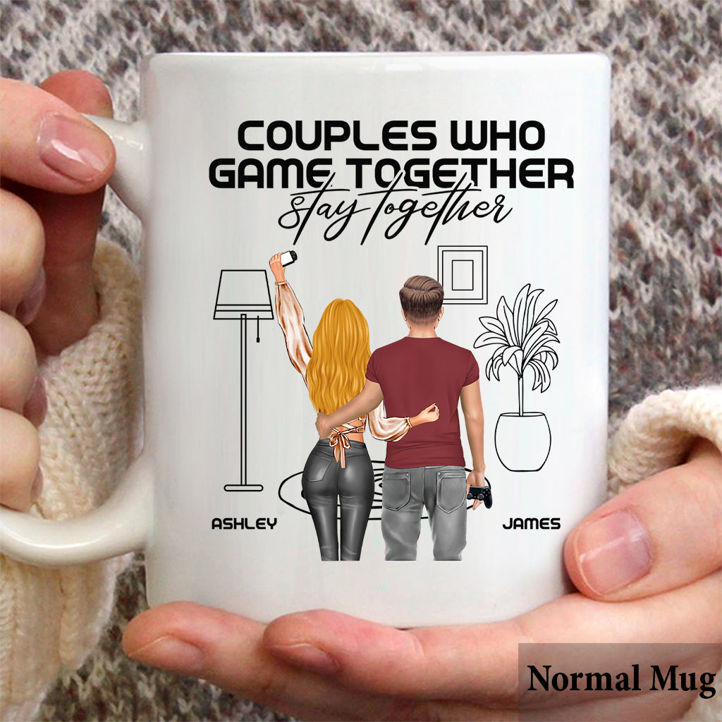 Couples Who Game Together Stay Together - Personalized Video Game Mug