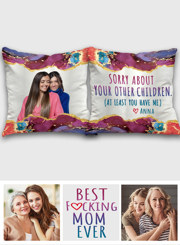 Tu m'as, maman - Coussin décoratif personnalisé pour maman