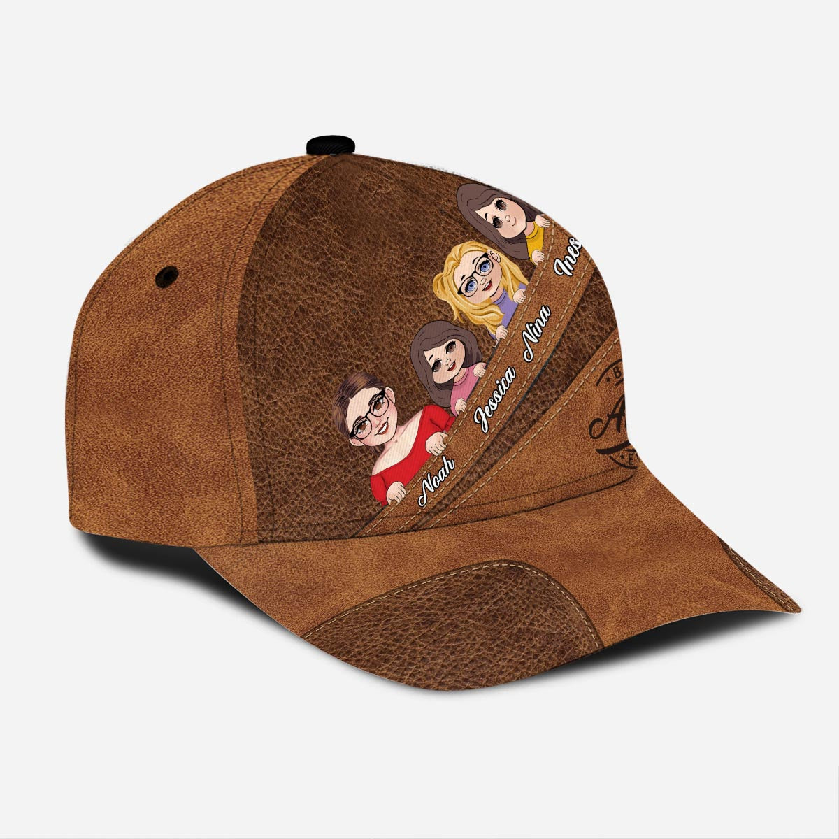Meilleur papa du monde - Cadeau pour papa, grand-mère, grand-père, maman, oncle, tante - Casquette classique personnalisée