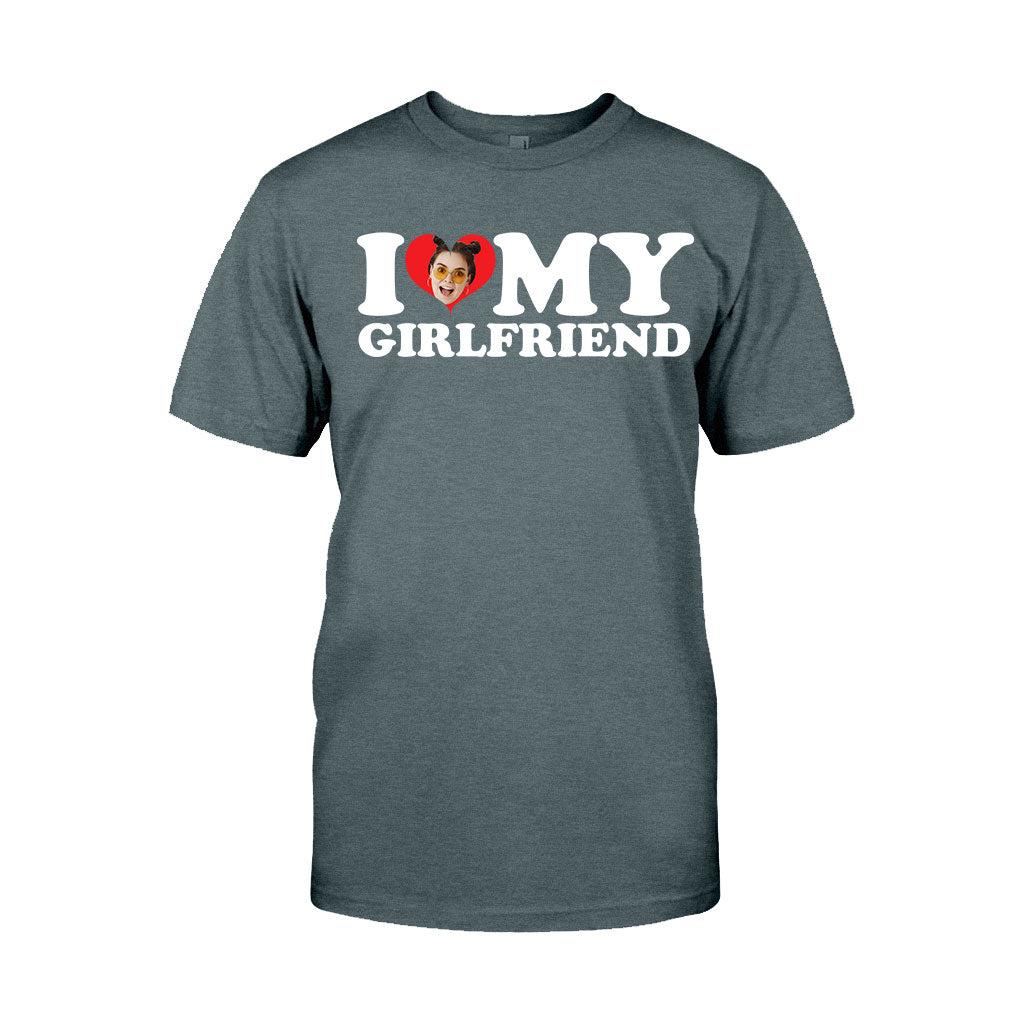 I Love My Hot Girlfriend/ Boyfriend/ Wife/ Husband - Personalized Couple T-shirt And Hoodie