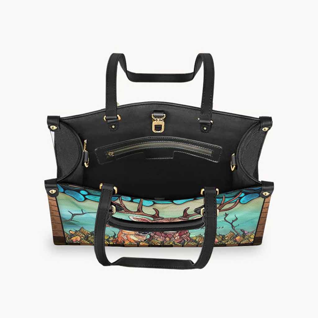 Toi et moi, on gère ça - Sac à main de chasse personnalisé en cuir