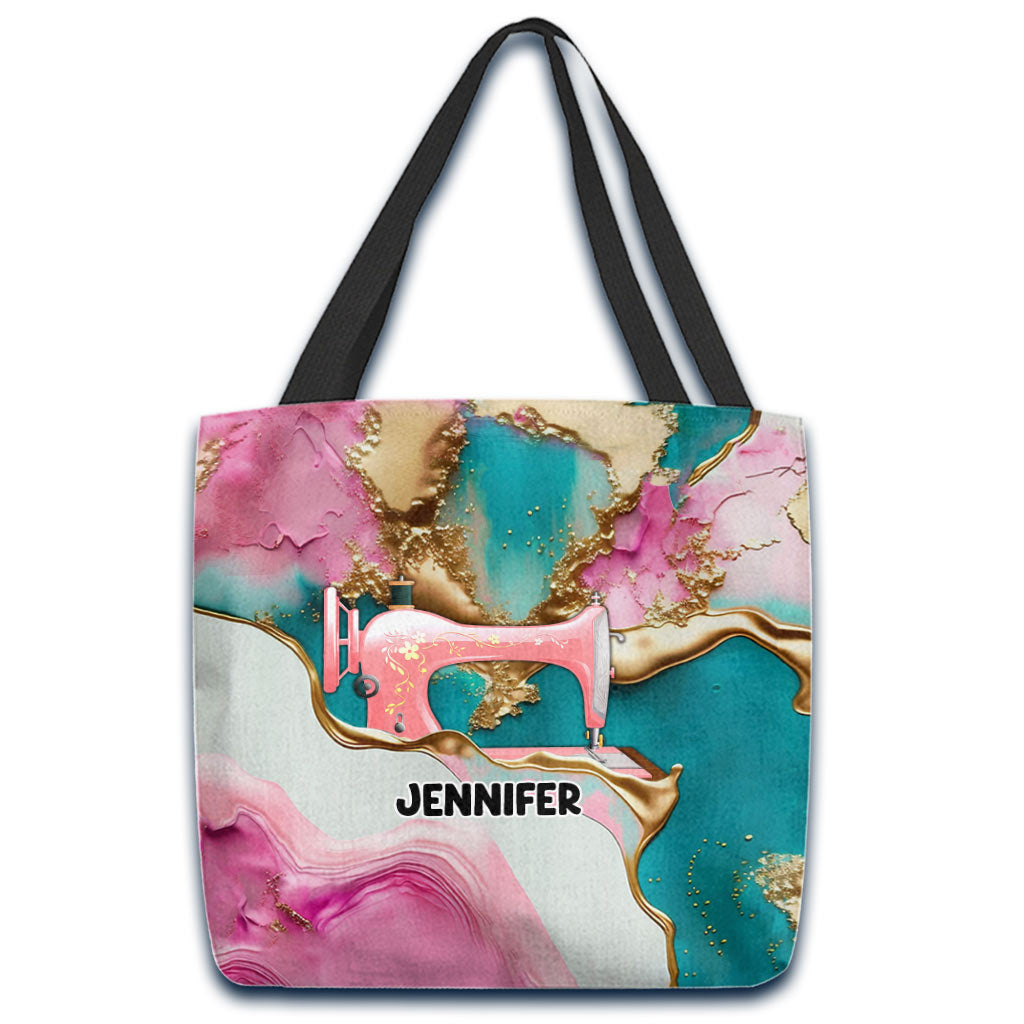 J'adore coudre - Sac fourre-tout de couture personnalisé