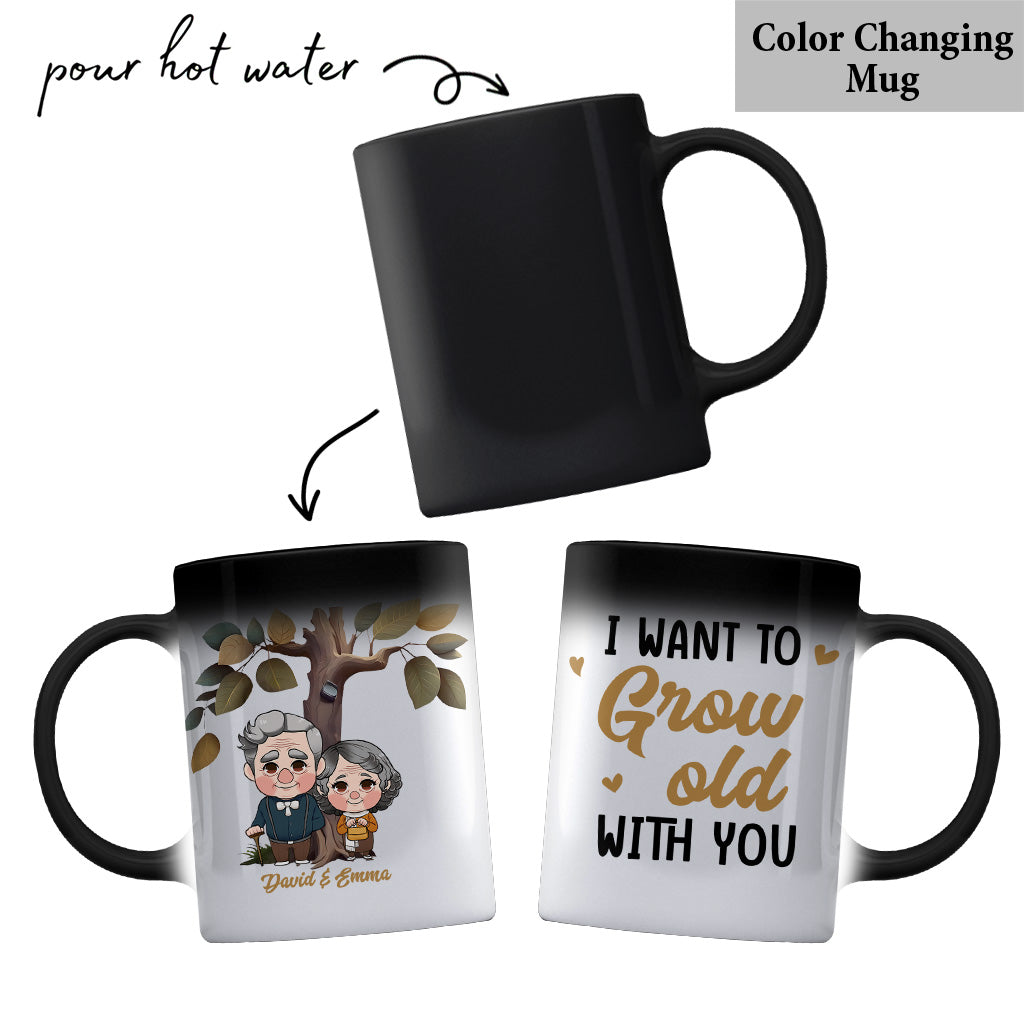 Grow Old Together - Personalized Couple Mug