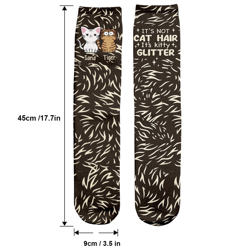 Ce ne sont pas des poils de chat - Chaussettes personnalisées pour chats