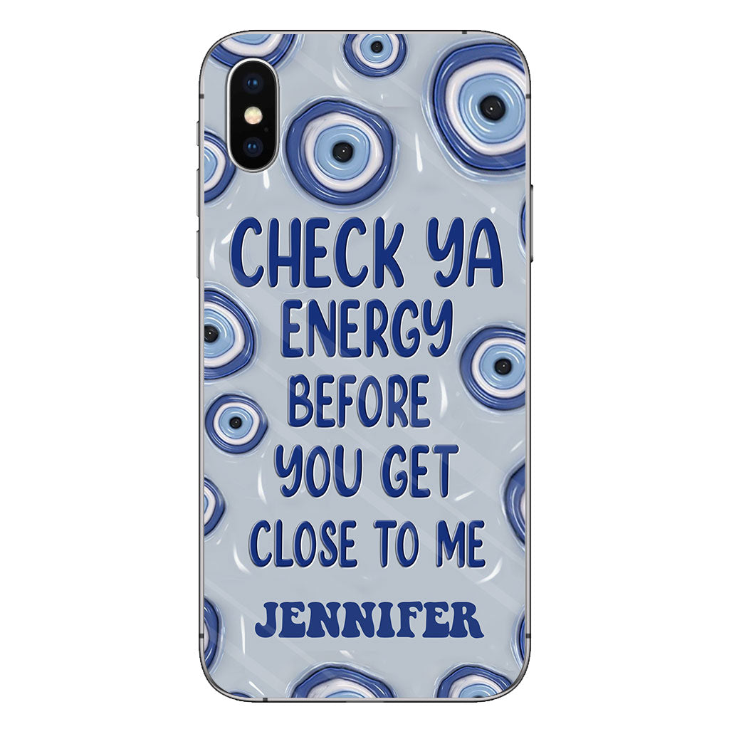 Check Ya Energy - Personalized Witch Phone Case