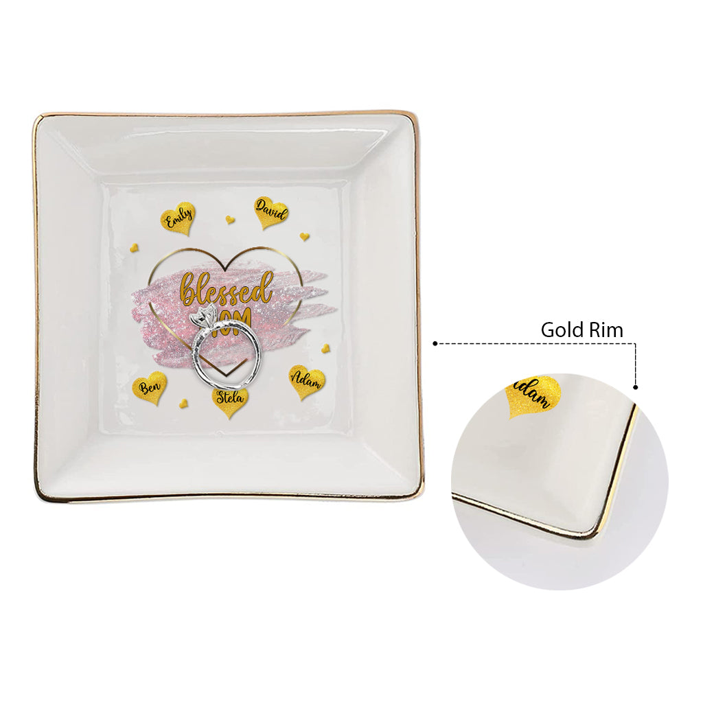 Grand-mère bénie - Cadeau pour maman, grand-mère - Porte-bijoux personnalisé