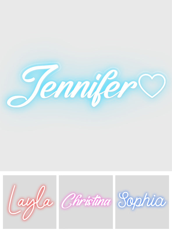 Custom Text - Personalized Aunt Neon Sign