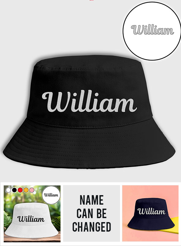 Custom Name - Personalized Uncle Embroidered Bucket Hat