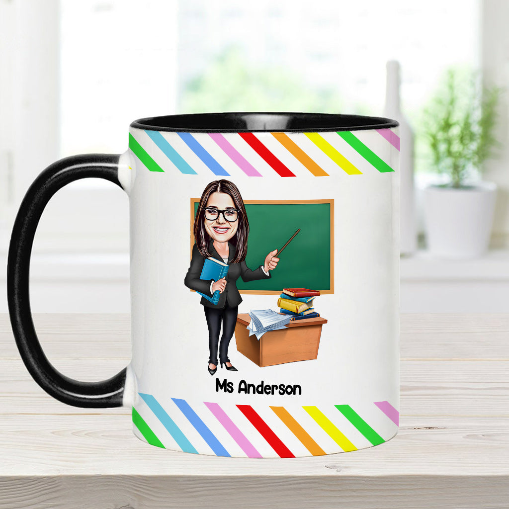 L'influence d'un bon professeur est indélébile - Mug personnalisé pour enseignants