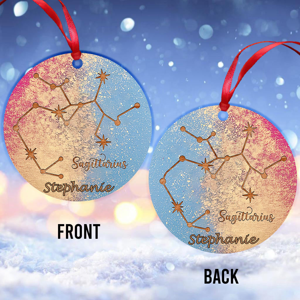 Ornement du zodiaque - Ornement horoscope personnalisé