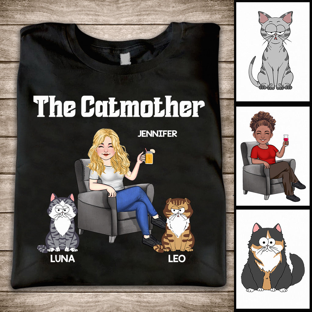 La Mère Chat - T-shirt et sweat à capuche personnalisés pour chats
