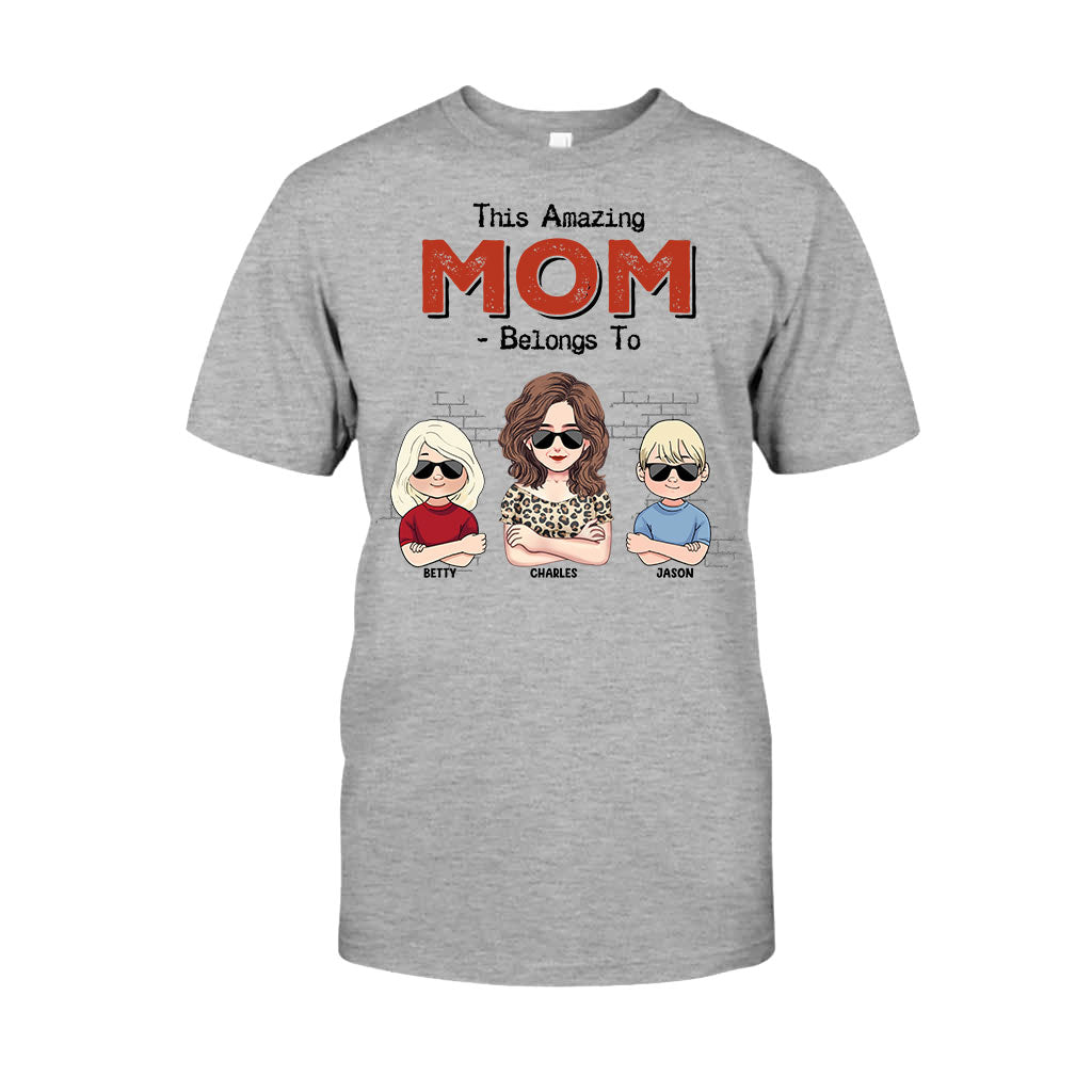 Ce papa extraordinaire appartient à - Cadeau pour papa, grand-père - T-shirt et sweat à capuche personnalisés