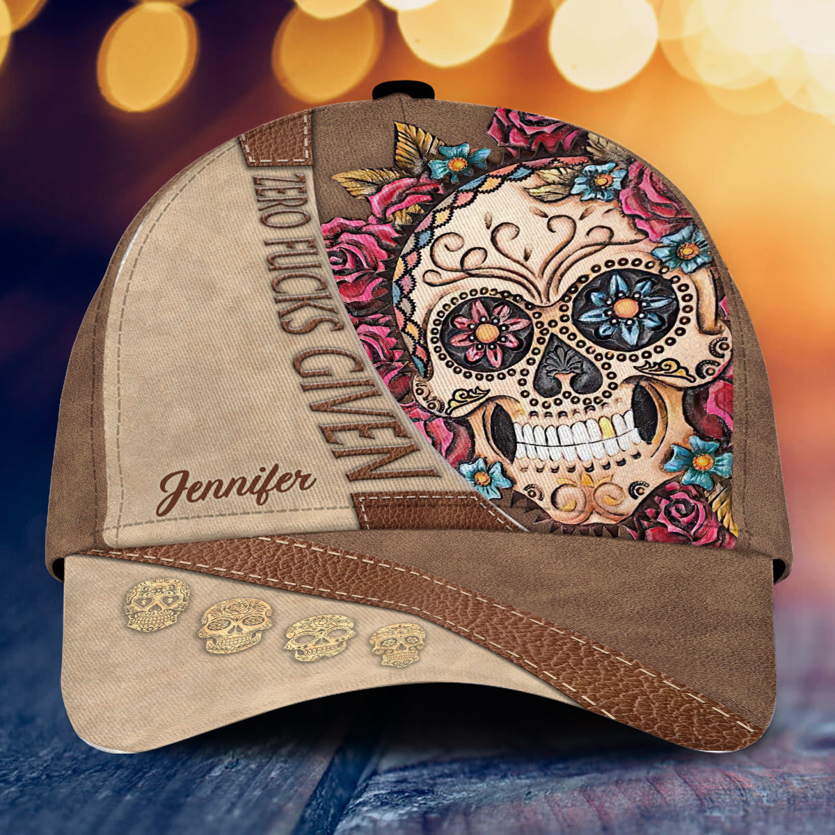 Casquette classique personnalisée Zero F Given - Tête de mort