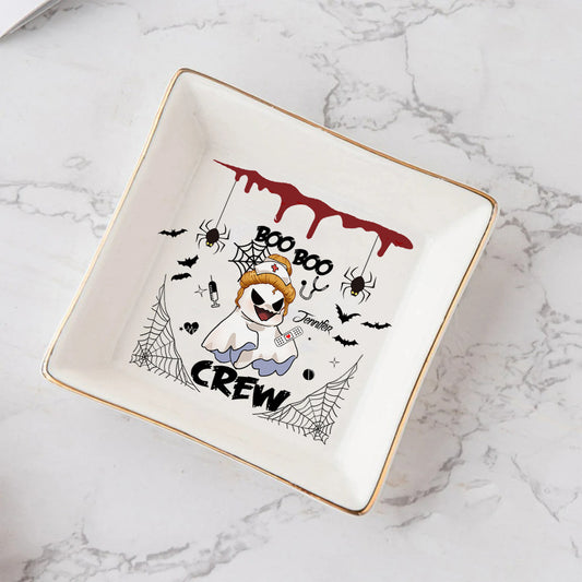 Boo Boo Crew - Personalized Nurse Jewelry Dish