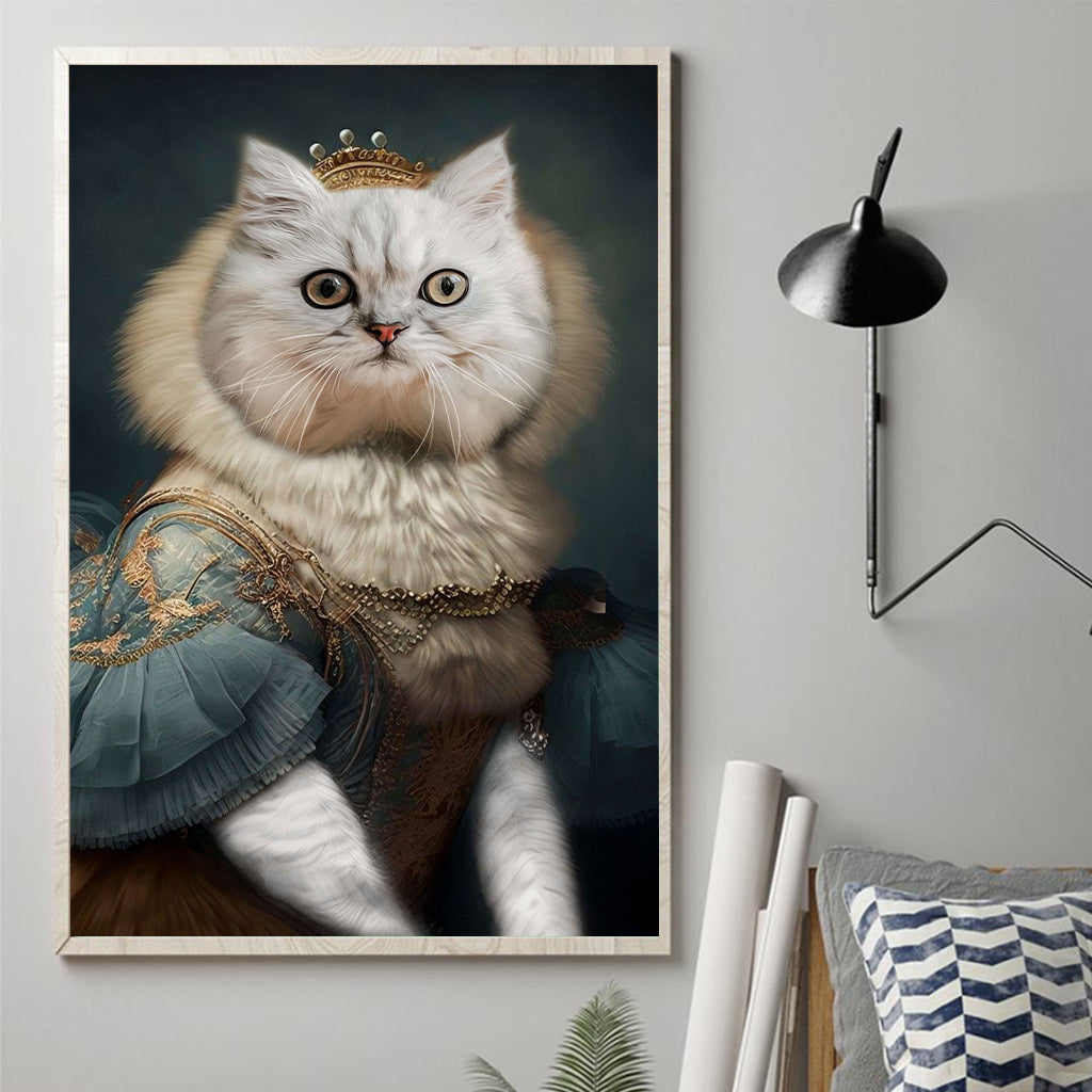 Portrait royal - Toile et affiche personnalisées pour chat