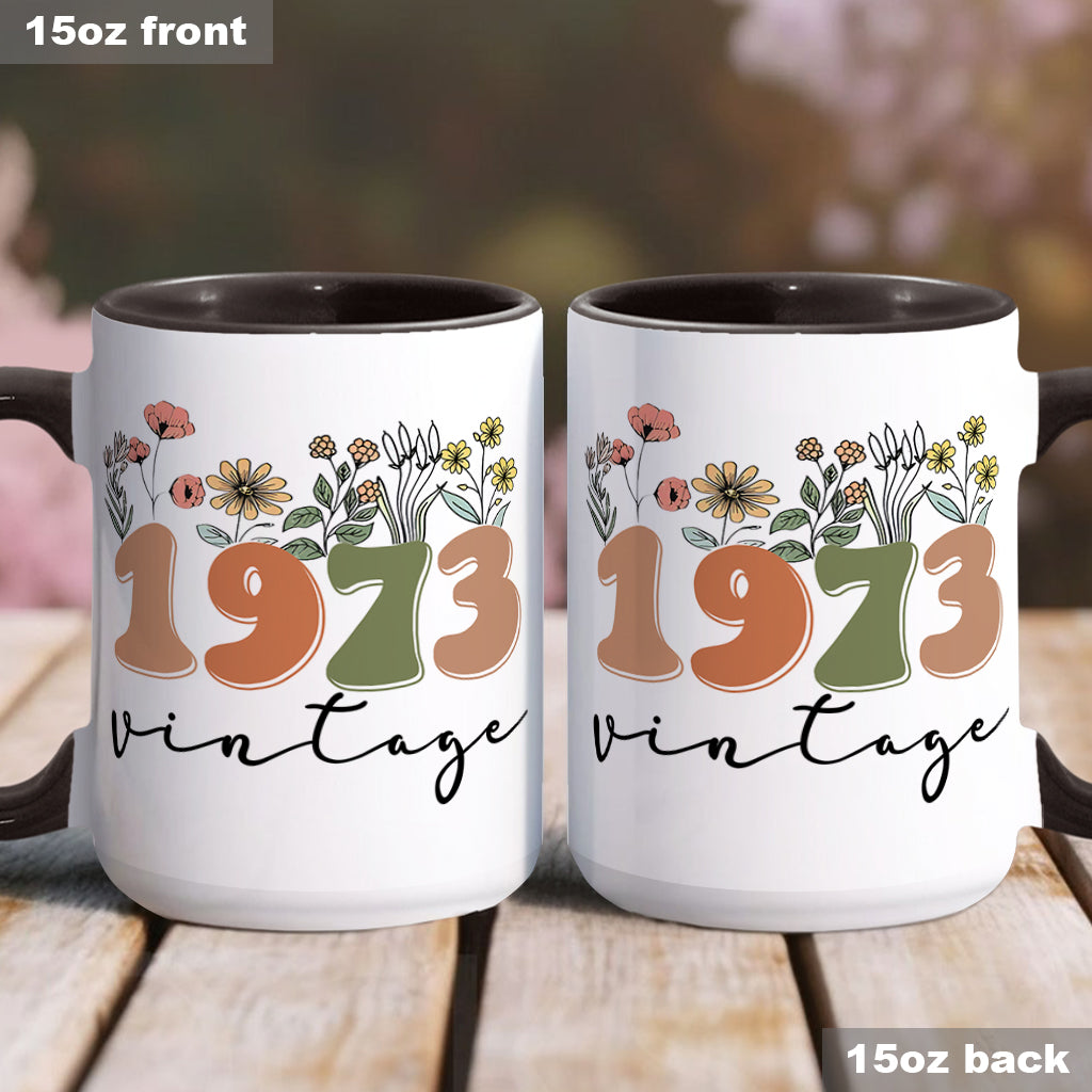 Mug vintage personnalisé pour anniversaire