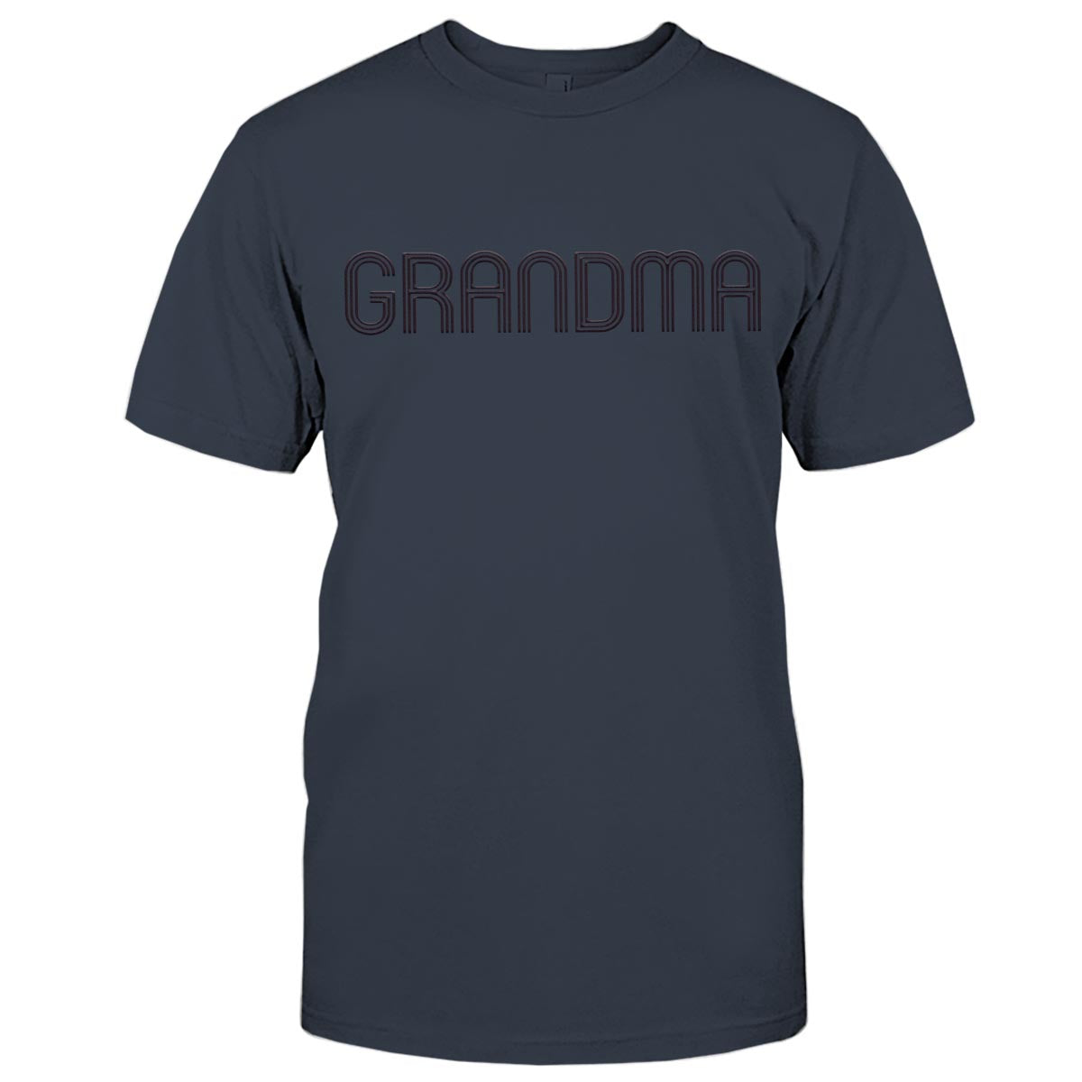 T-shirt brodé personnalisé avec nom pour grand-mère