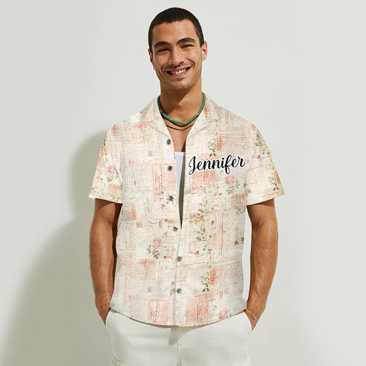 Just One More Chapter - Personalized Book Hawaiian Shirt