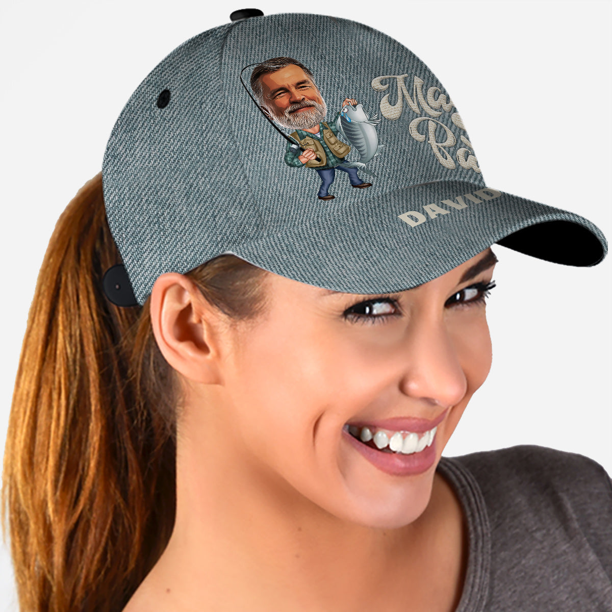 Casquette de pêche classique personnalisée Master Baiter