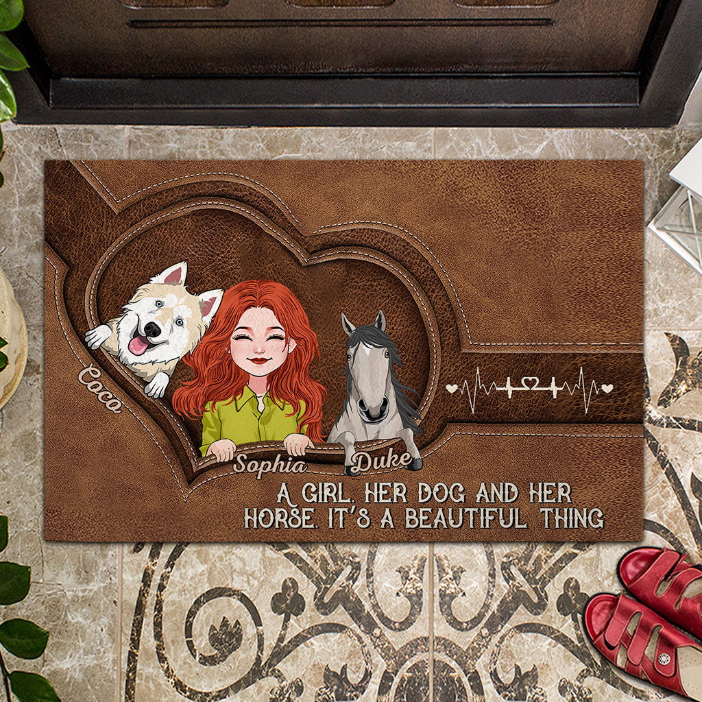 Paillasson papillon à affirmations positives - Paillasson papillon personnalisé