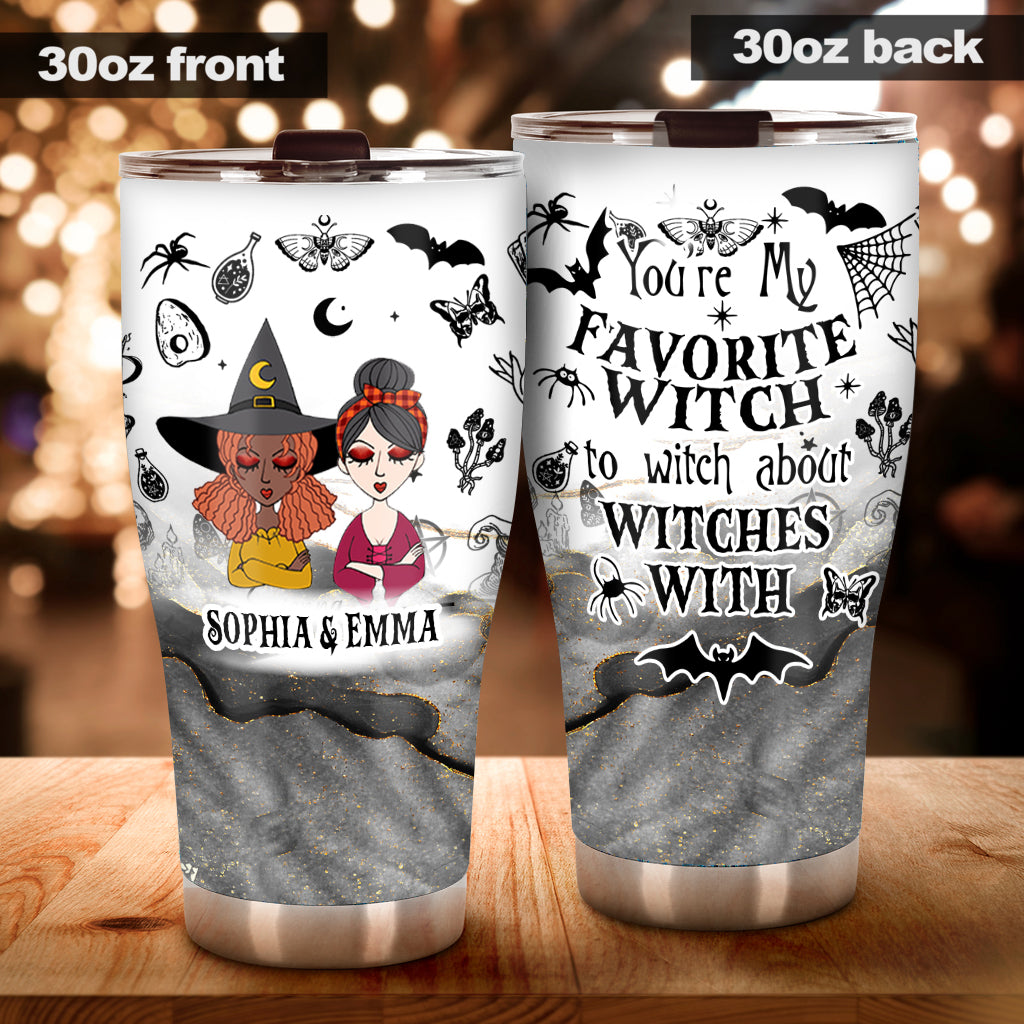 Tu es ma sorcière préférée - Gobelet personnalisé pour ma meilleure amie