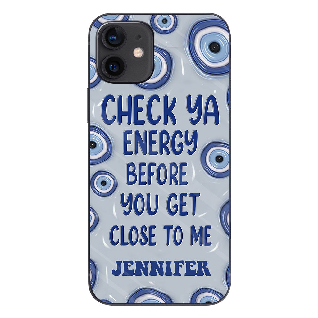 Check Ya Energy - Personalized Witch Phone Case