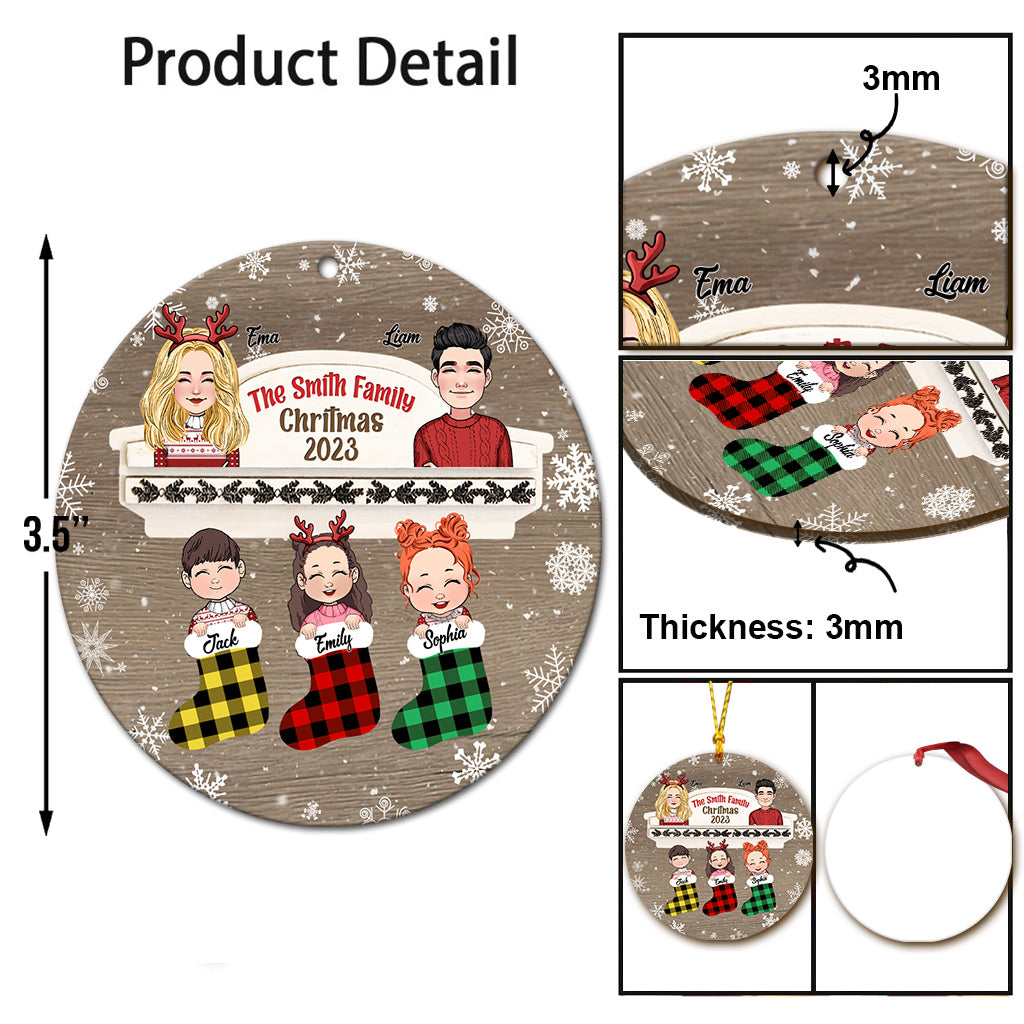 Merry Christmas 2023 - Personalized Family Ornament