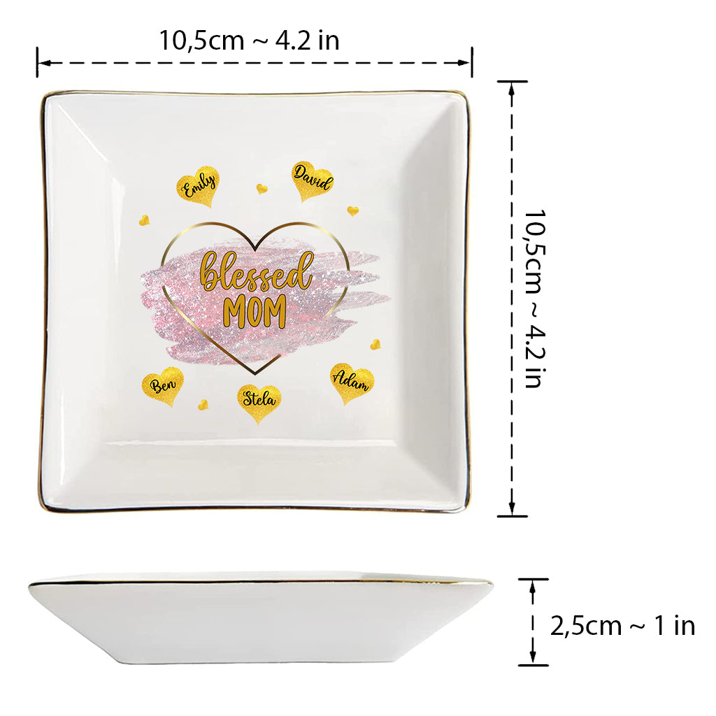 Grand-mère bénie - Cadeau pour maman, grand-mère - Porte-bijoux personnalisé