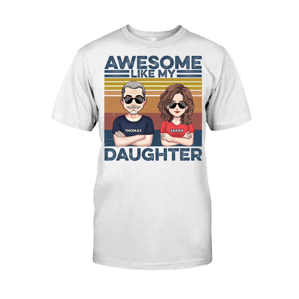 Tel père, tel fils - Cadeau pour papa - T-shirt et sweat à capuche personnalisés