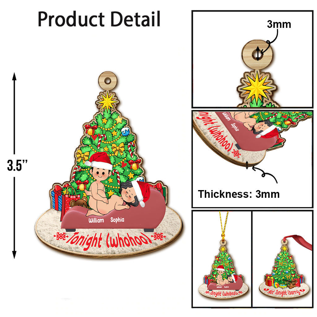 Tonight - Personalized Couple Ornament