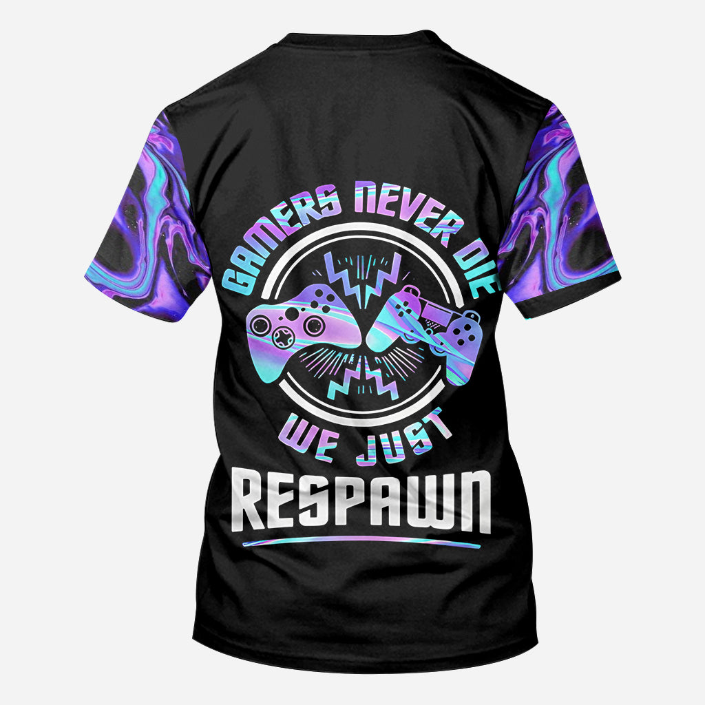 We Just Respawn - T-shirt personnalisé inspiré des jeux vidéo