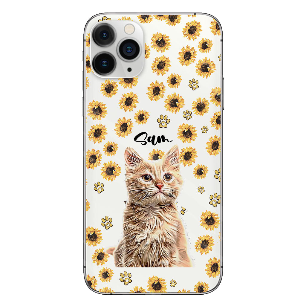 Tu es mon rayon de soleil - Coque de téléphone transparente personnalisée pour chien