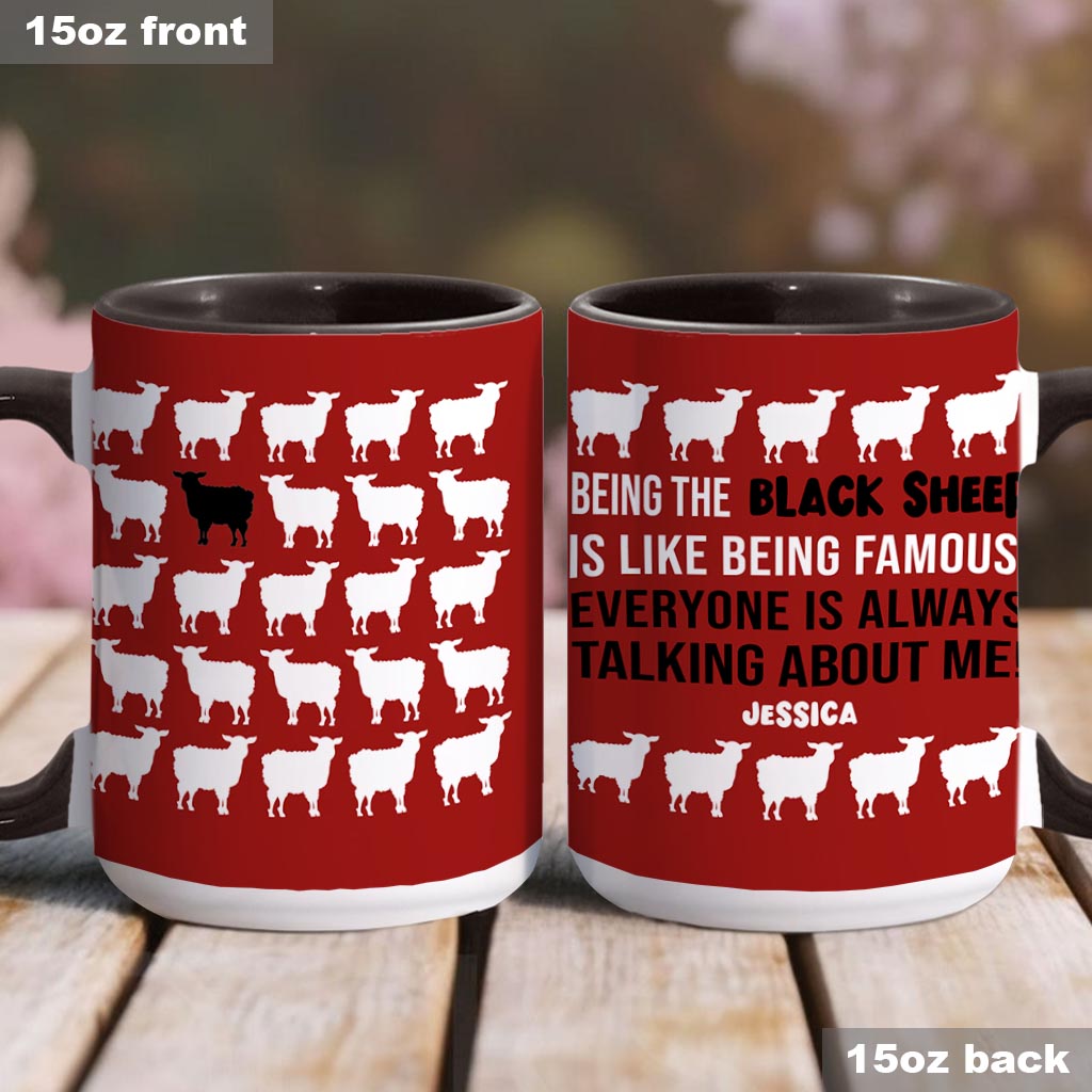 Être le mouton noir - Mug personnalisé pour la famille