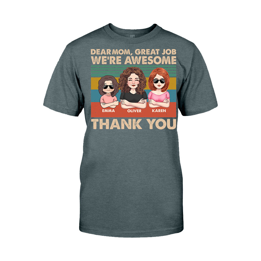 Dear Dad Great Job We're Awesome Thank You - Gift for dad, dad, grandpa - Personalized T-shirt And Hoodie