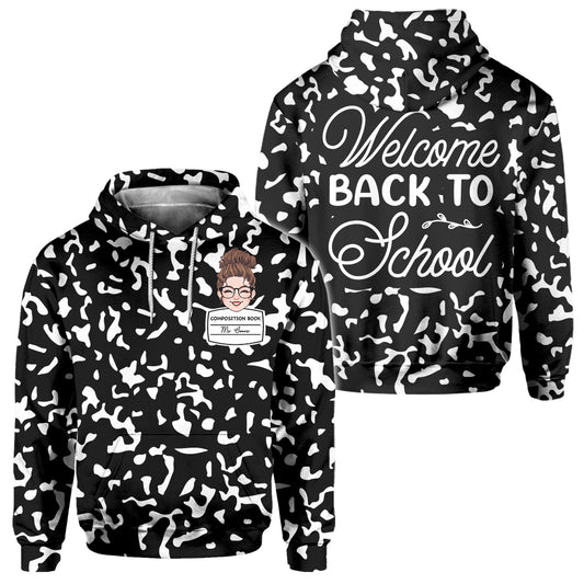 Bienvenue à l'école - T-shirt personnalisé pour enseignants