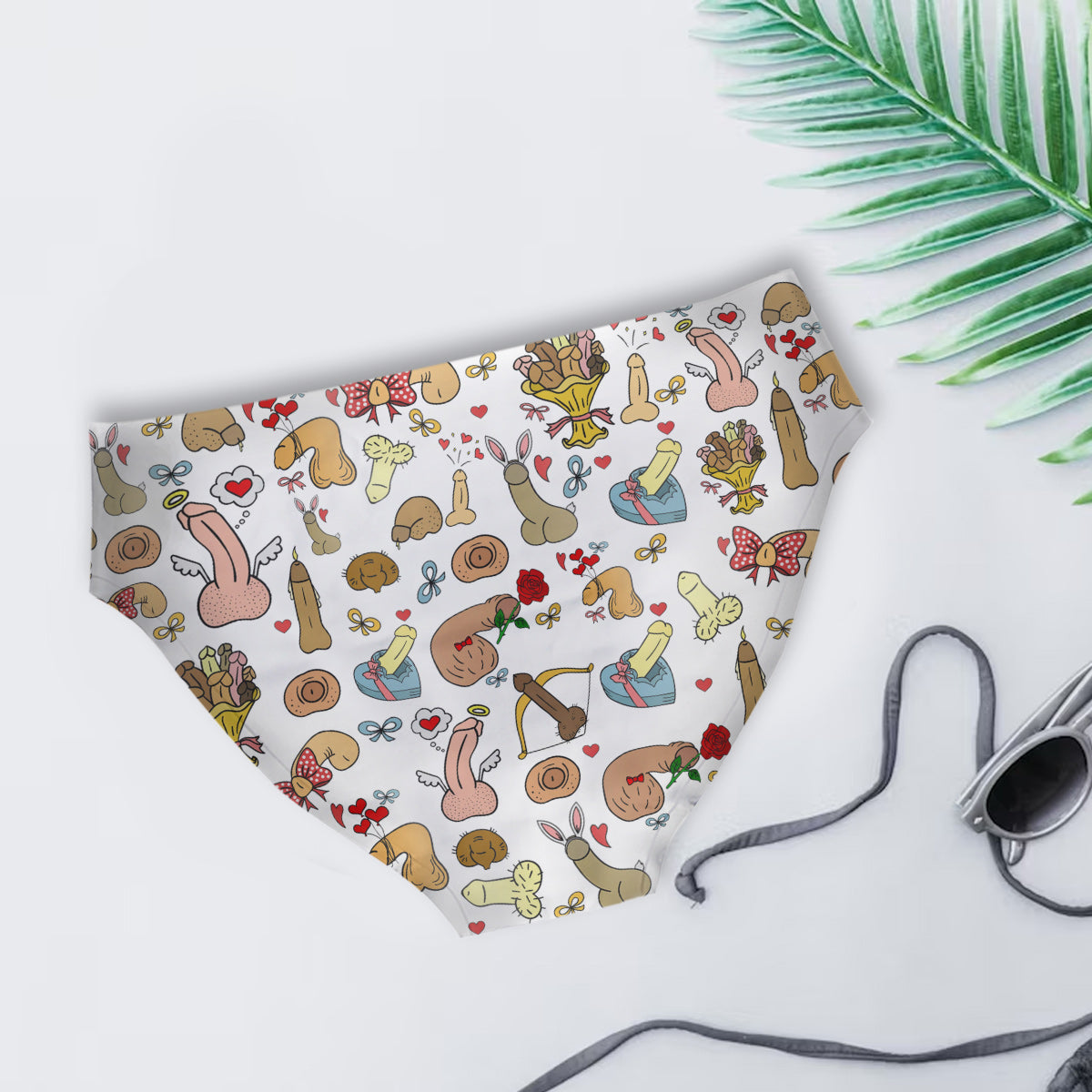 Tout ce que je veux pour Noël - Slips personnalisés pour couples (femme et homme)