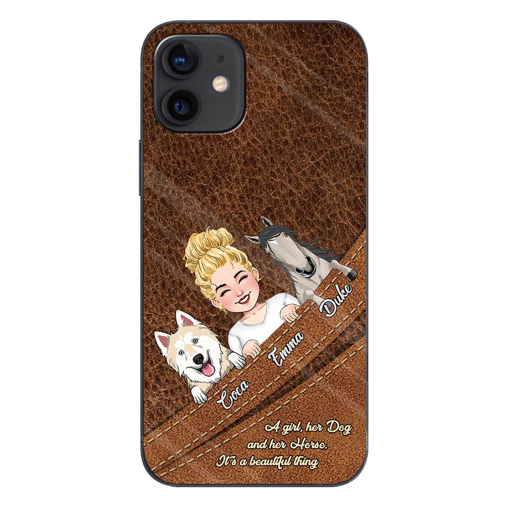 Quelle belle chose ! - Coque de téléphone personnalisée avec motif cheval