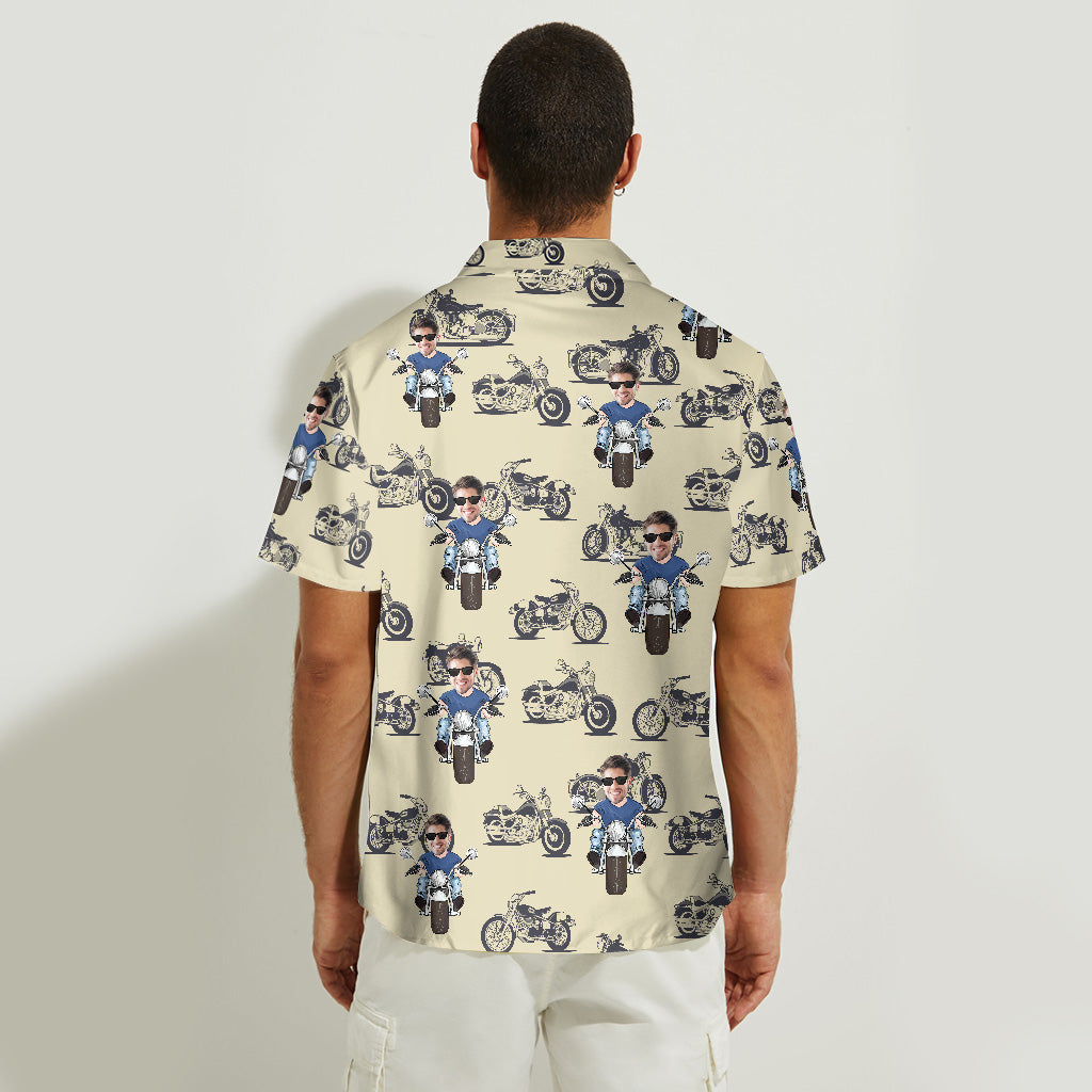 Motorbike Lovers - Personalized Biker Hawaiian Shirt