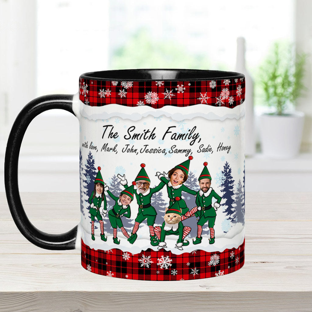 Joyeux Noël - Mug personnalisé pour la famille