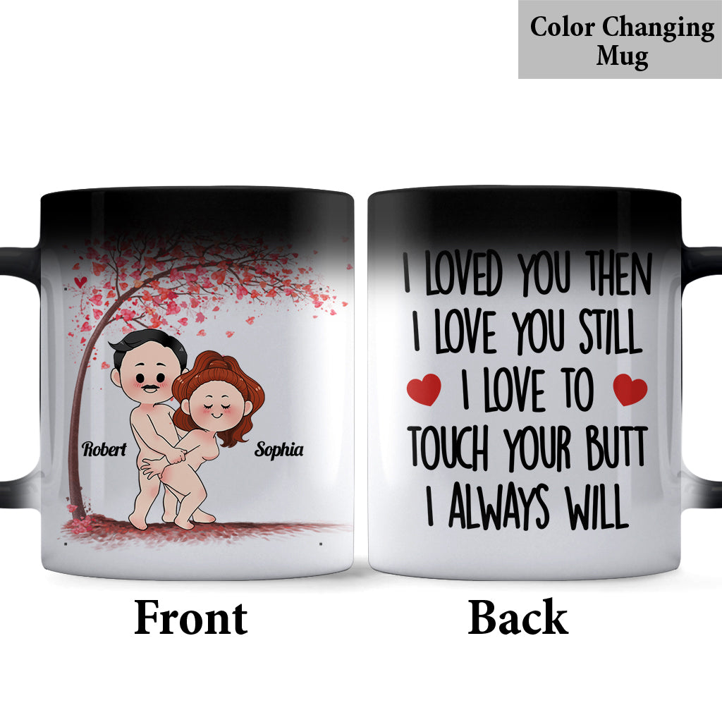 Je t'aimais alors - Mug personnalisé pour couple