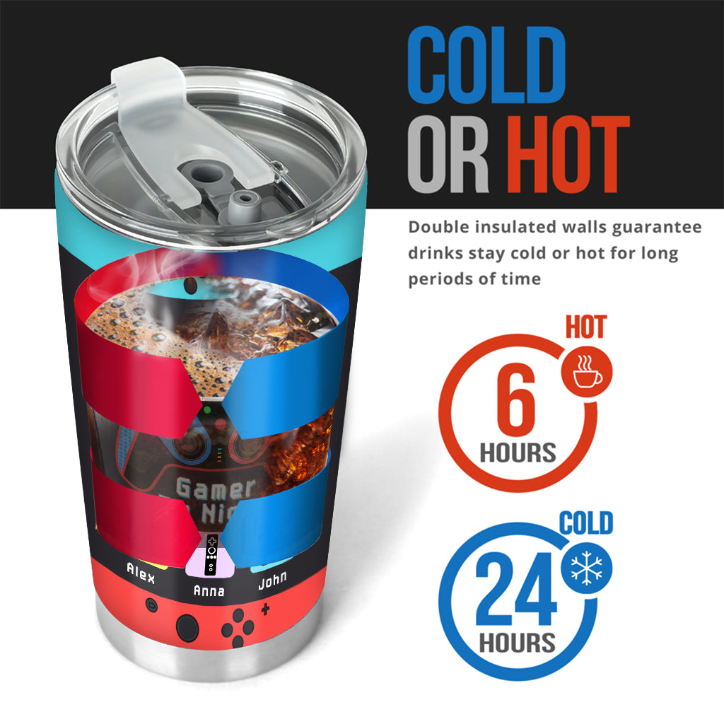 Gamer Dad Like A Regular Dad But Way Cooler - Video Game gift for dad, Gamer - Personalized Tumbler