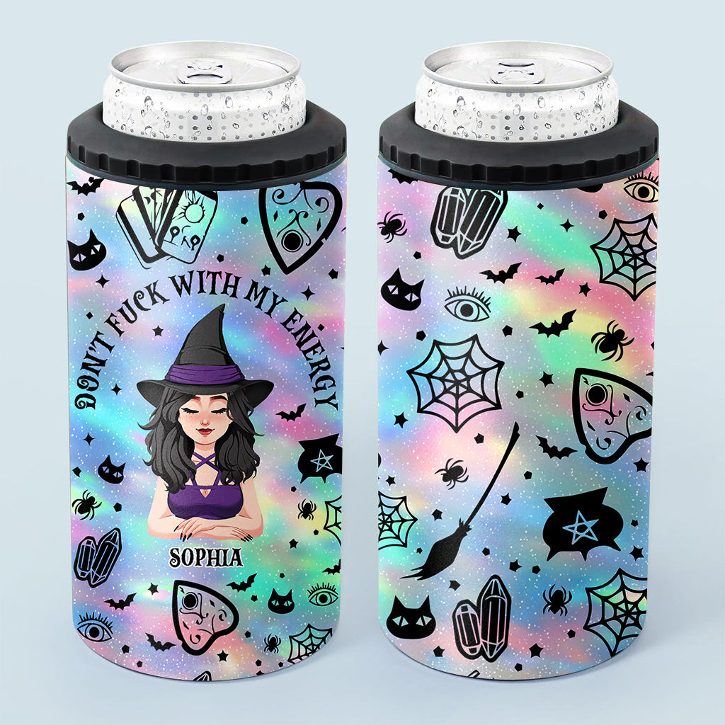 Don't F With My Energy - Personalized Witch Can Cooler