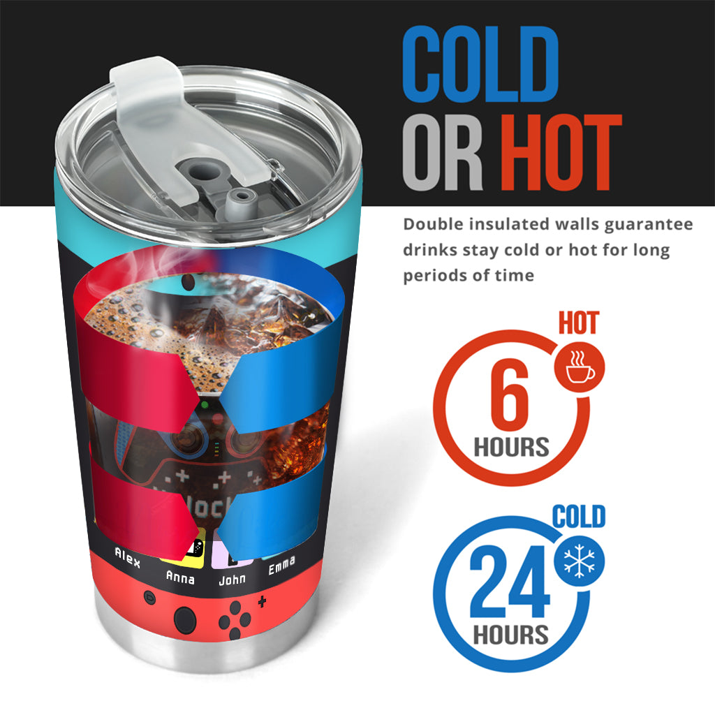 Papa Gamer : Comme un papa normal, mais en beaucoup plus cool - Cadeau de jeu vidéo pour papa gamer - Gobelet personnalisé