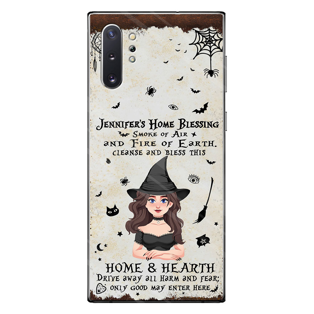 Bénédiction du foyer - Coque de téléphone personnalisée sorcière