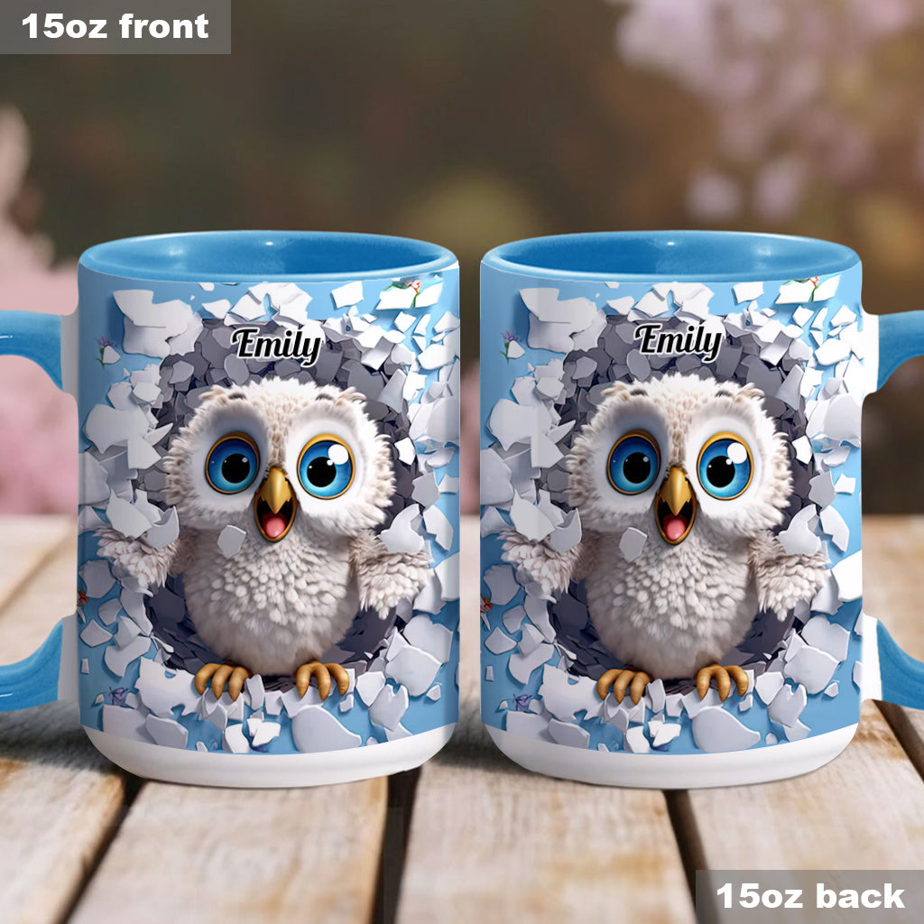 Love Owls - Personalized Owl Accent Mug