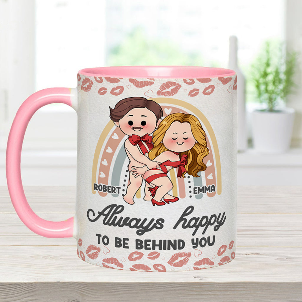 Toujours heureux d'être à vos côtés - Mug personnalisé pour couple