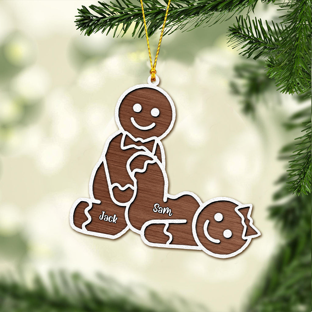 Funny Couple - Personalized Couple Ornament